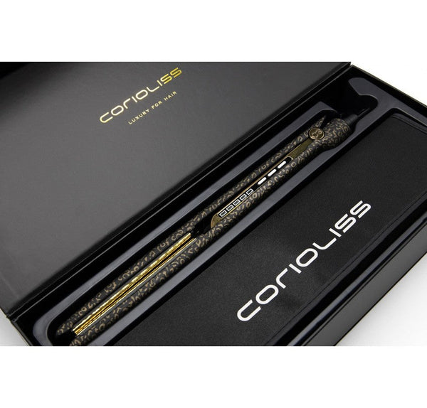 Corioliss C3 Hair Straightener Gold Leopard Soft Touch Cocochoco Professional