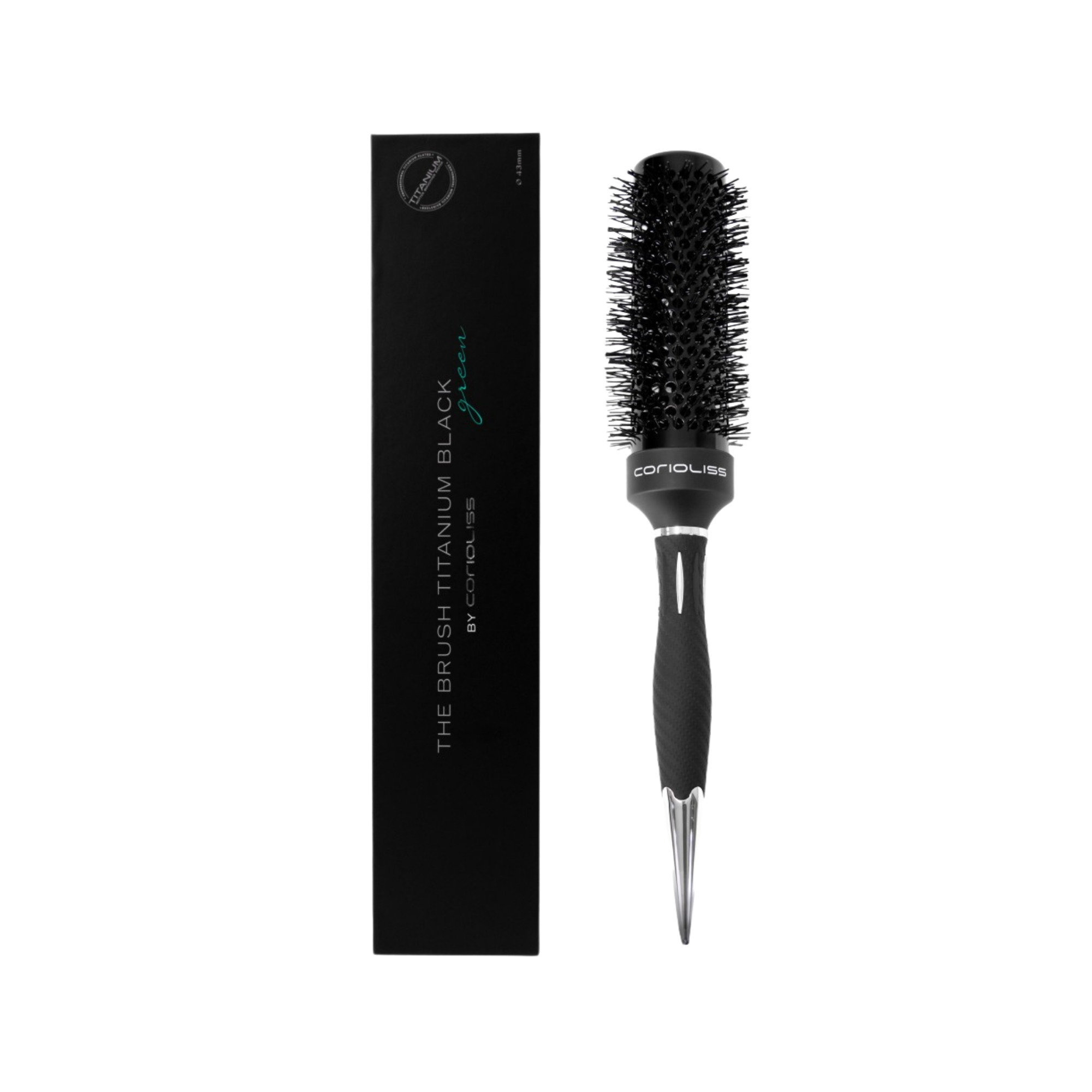 Corioliss Blow-Dry Brush 43 mm - Titanium Black Green
