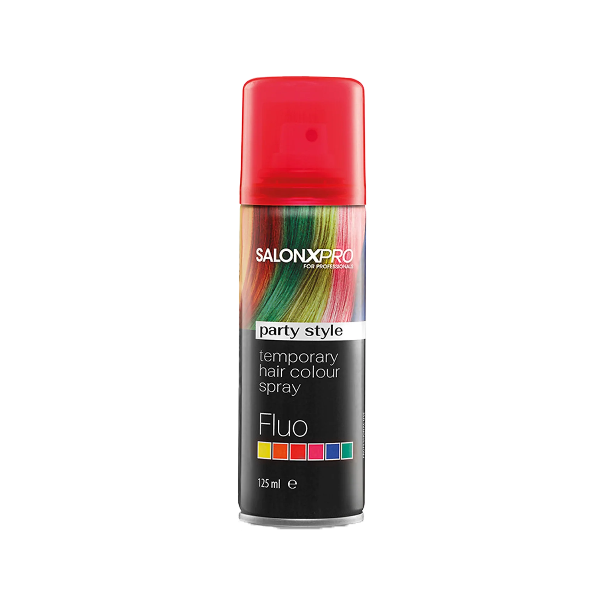 Xanipro sprej za privremeno bojanje kose Fluo Red 125 ml