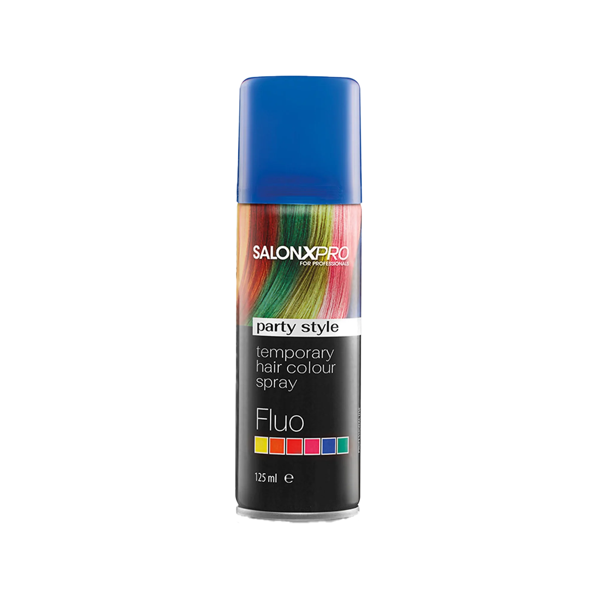 Xanipro sprej za privremeno bojanje kose Fluo Blue 125 ml