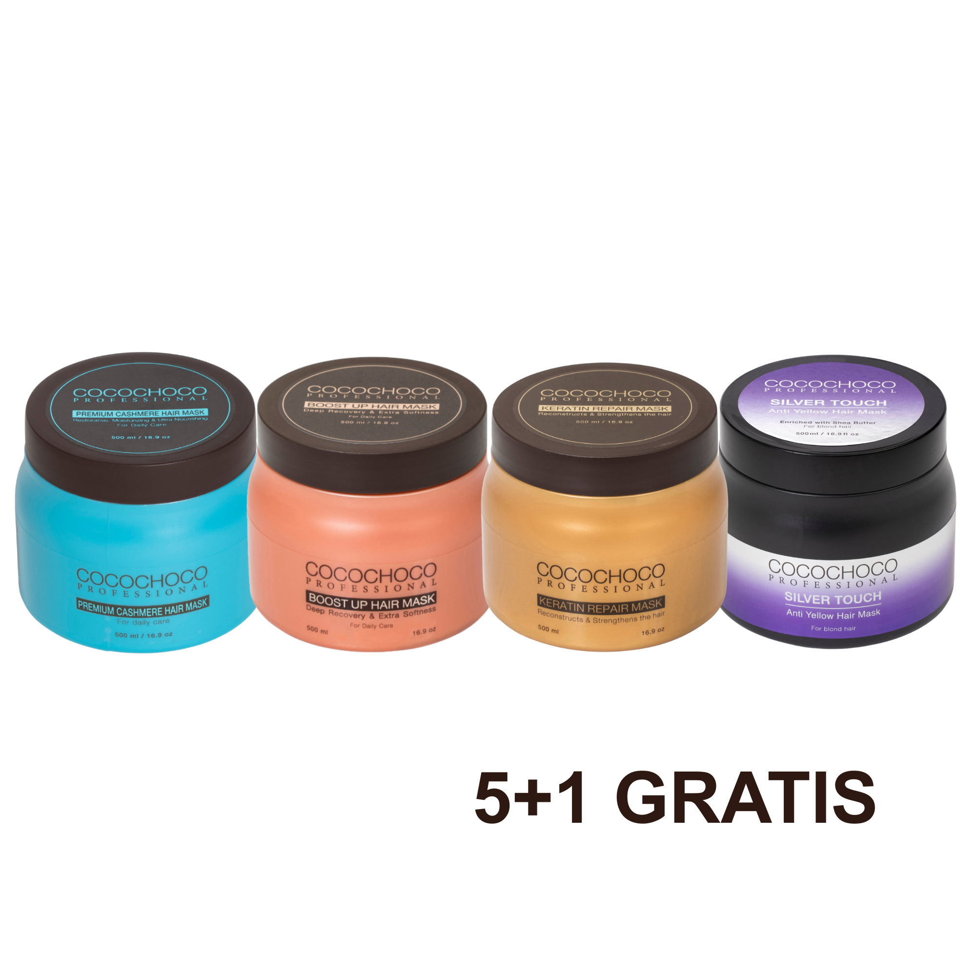 3+1 FREE Cocochoco Sulphate-Free Hair Masks 500 ml