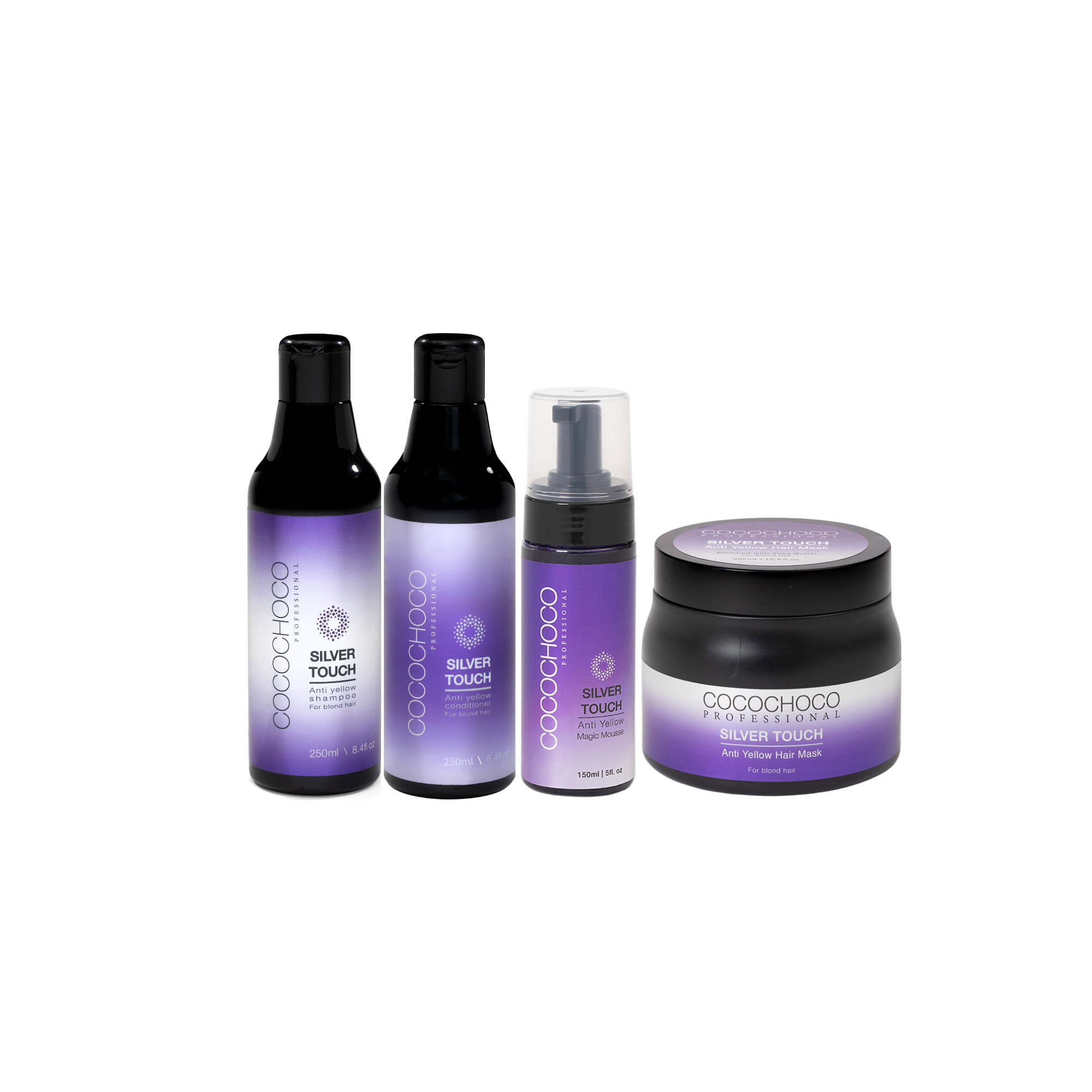Cocochoco Anti Yellow negovalni paket za blond lase