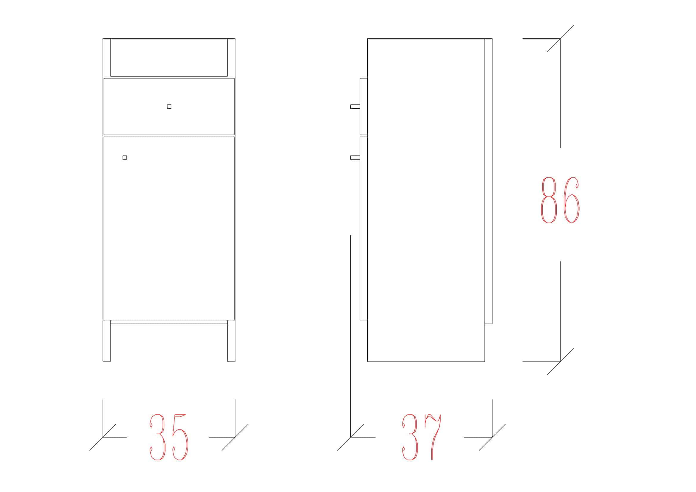 Pomoćni ormarić Cool