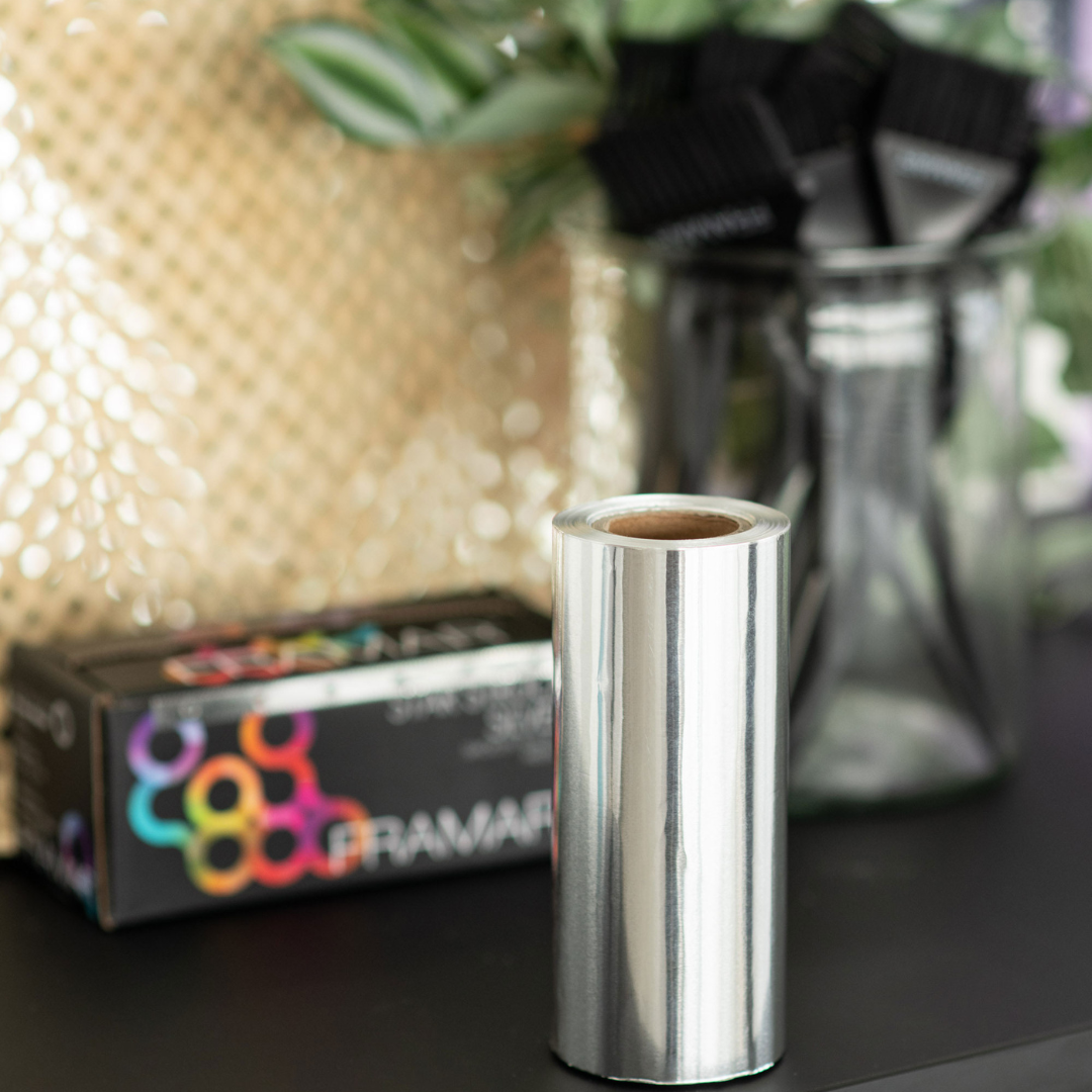 Framar Small roll medium 97,54 m Silver folija folija za pramenove