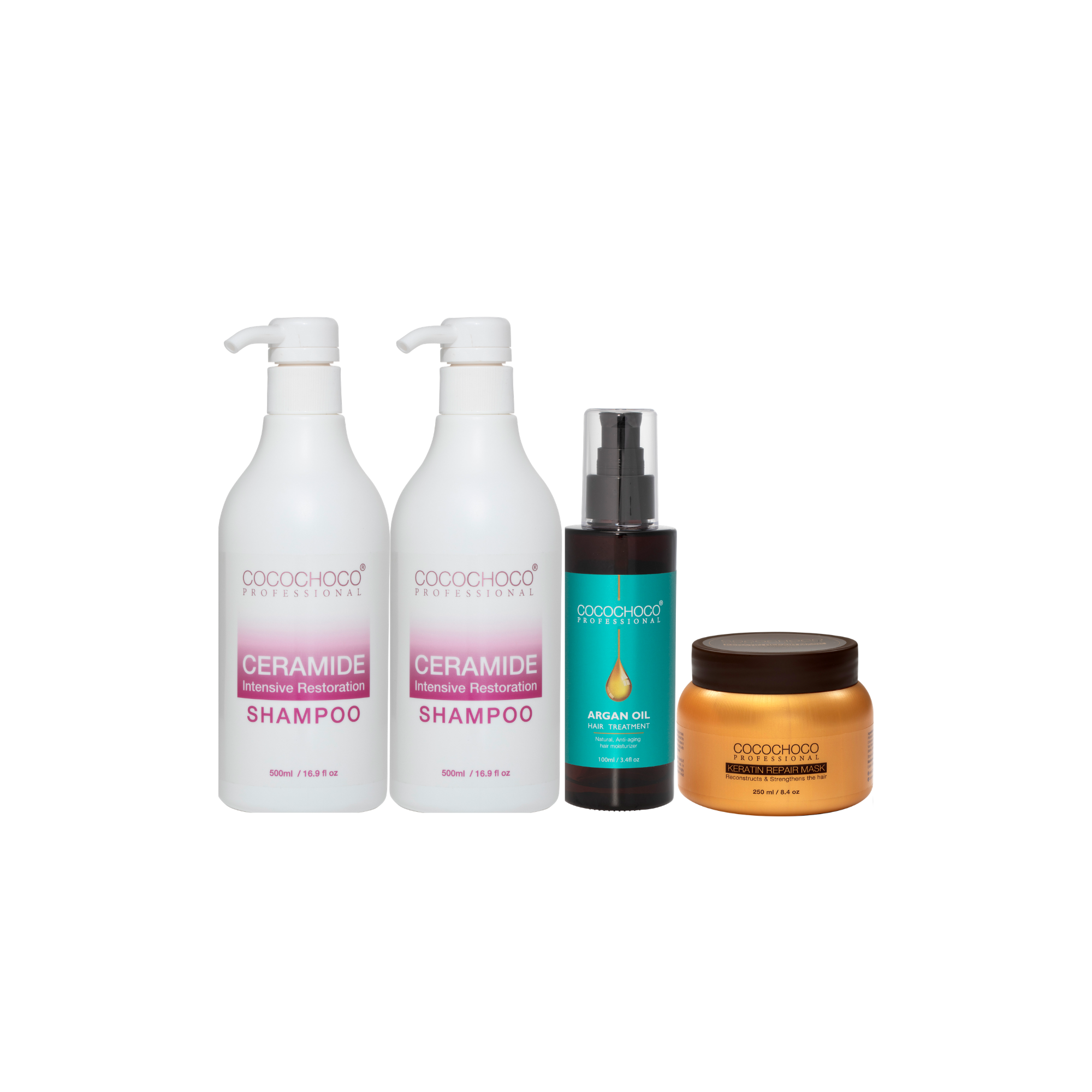 Cocochoco negovalni paket za suhe lase