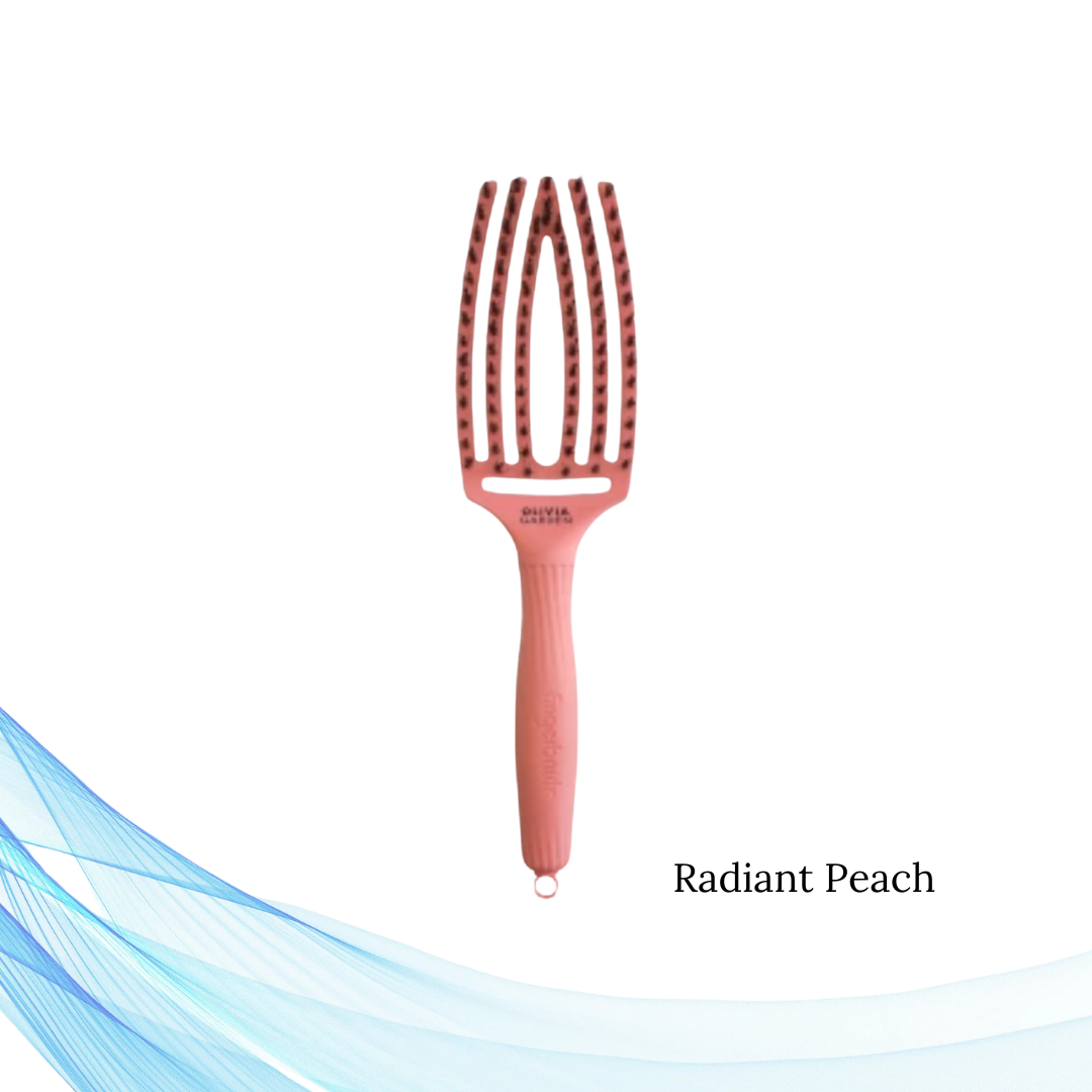 Olivia Garden Fingerbrush četka za kosu Medium u boji breskve