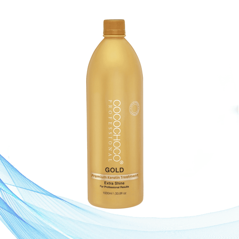 Cocochoco Professional keratin GOLD za trajno ravne in zdrave lase 1000 ml