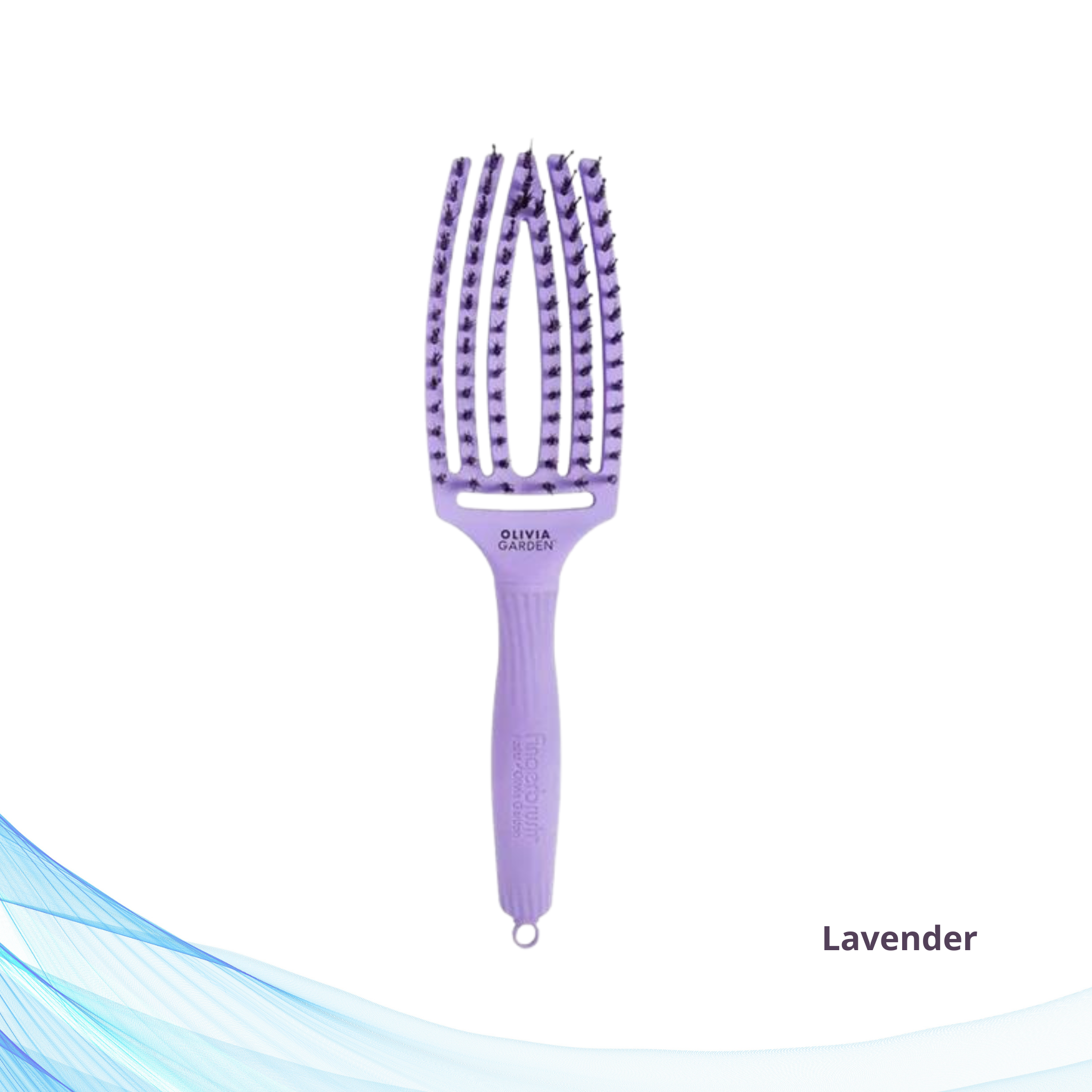 Olivia Garden Fingerbrush četka za kosu Medium u ljubičastoj boji