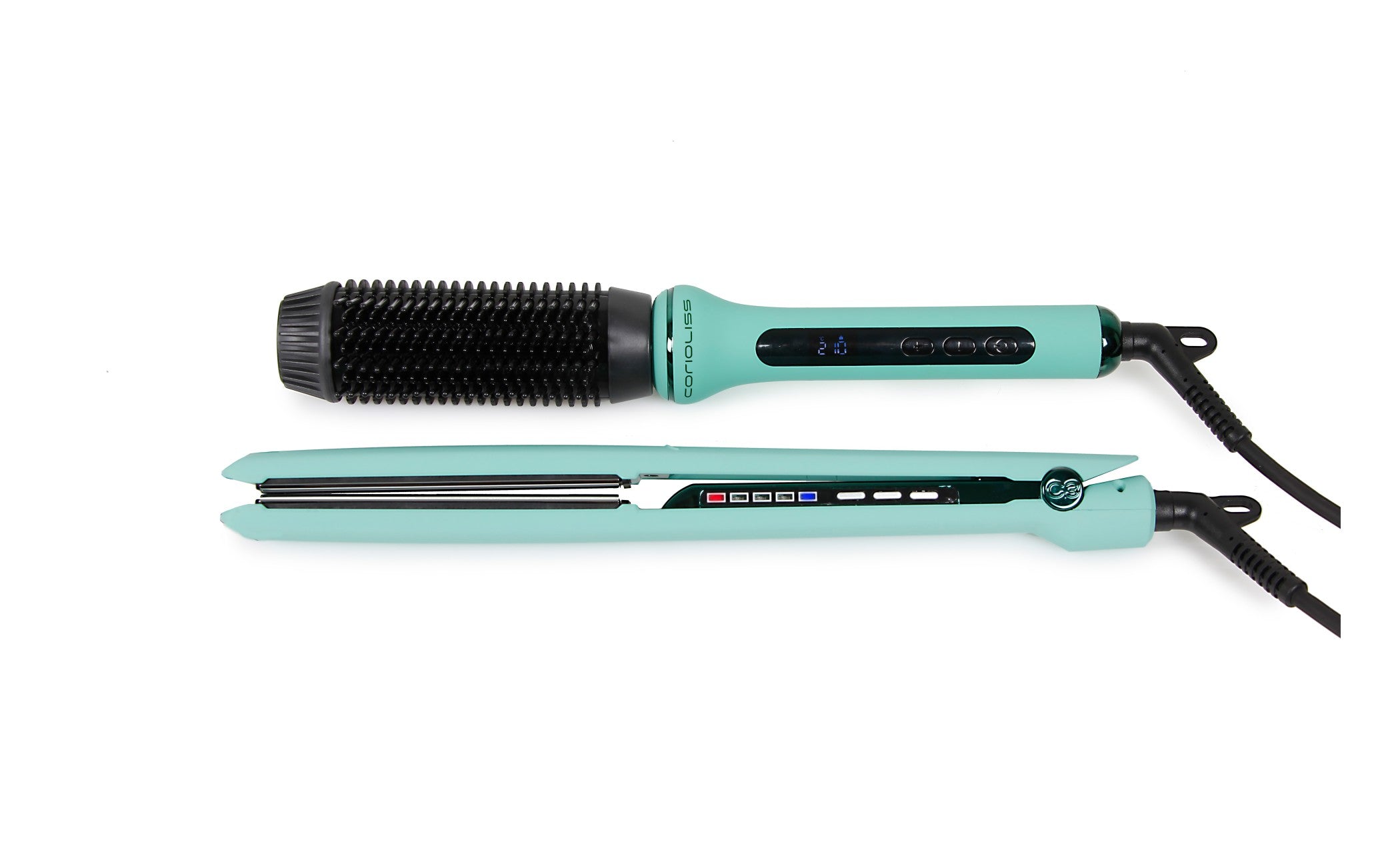 Corioliss Mint Green set C3 likalnik in Hot Brush