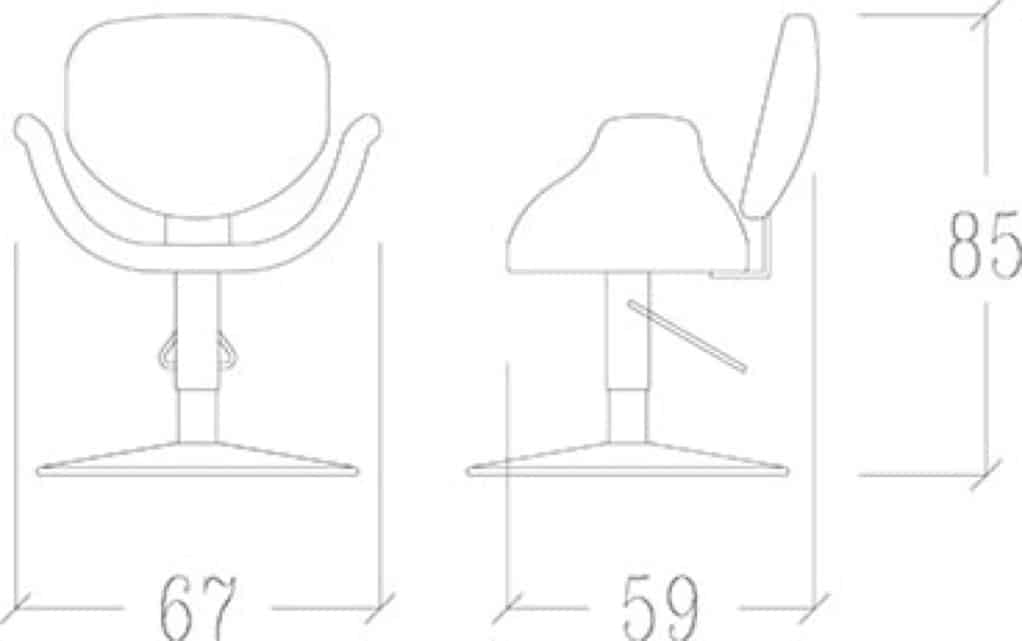 Frizerska stolica Carnaby