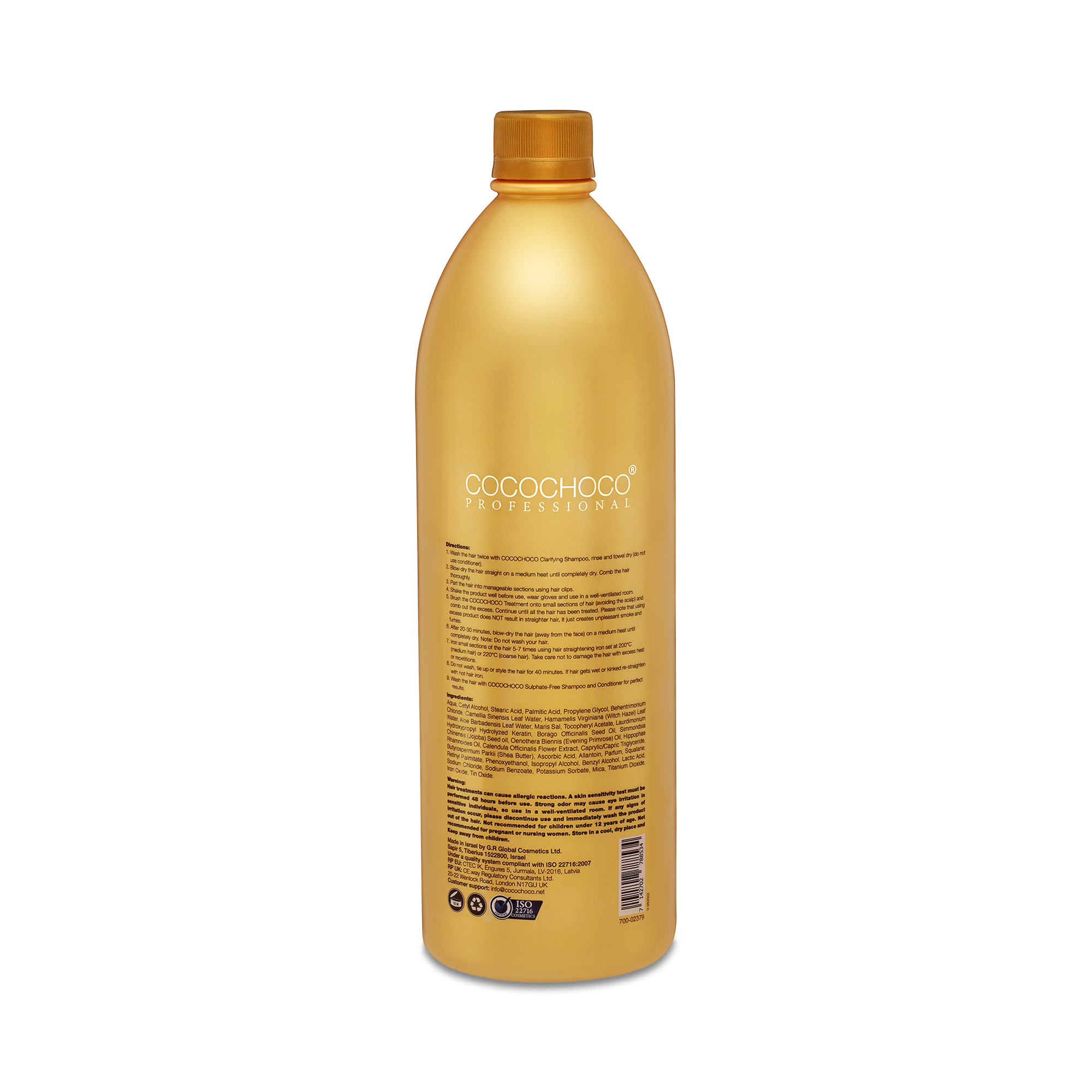 Cocochoco GOLD keratinski tretman kose 1000 ml – luksuzna formula s 24k zlatom za zdravu i glatku kosu