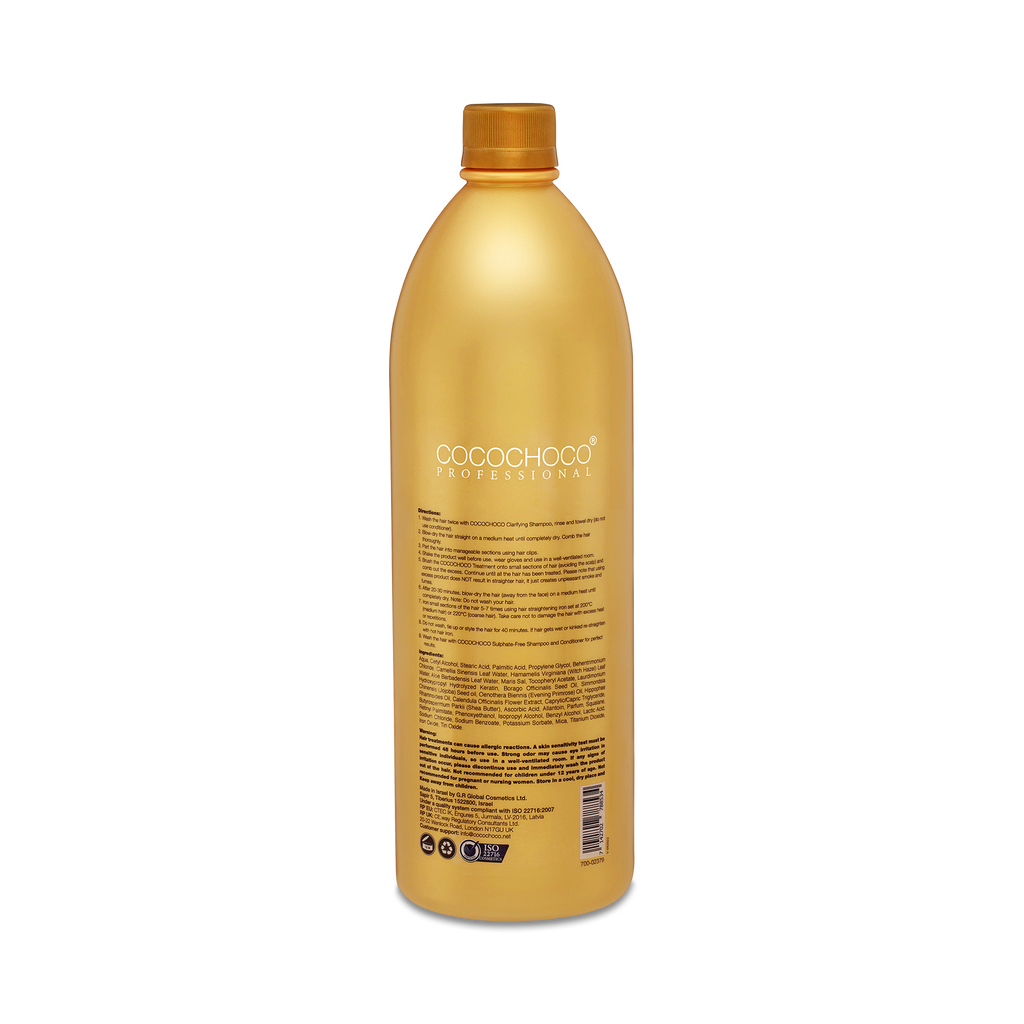 Cocochoco Professional keratin GOLD za trajno ravne in zdrave lase 1000 ml