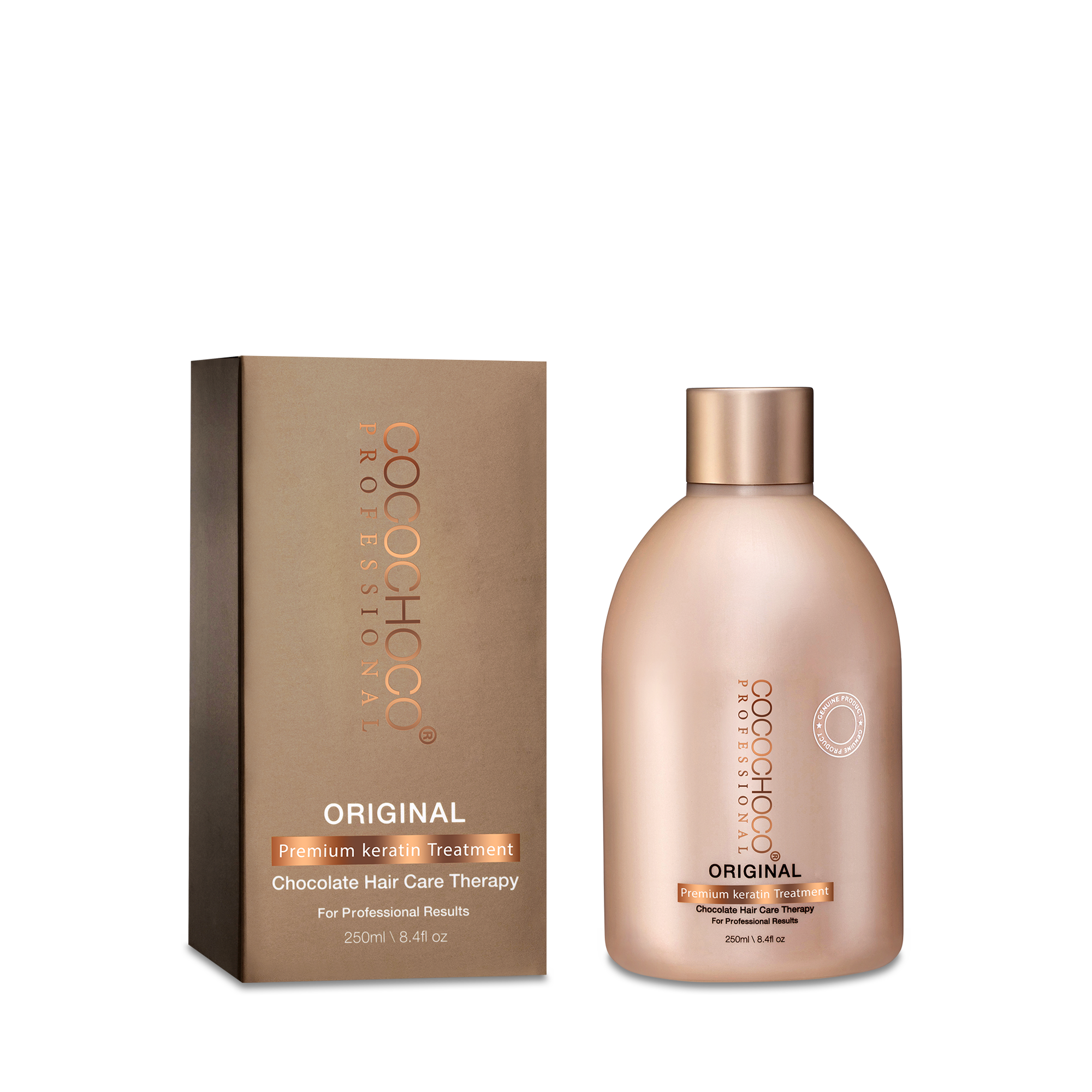 Cocochoco Keratin ORIGINAL 250 ml - brazilski keratinski tretman za glatku, sjajnu i postojano ravnu kosu