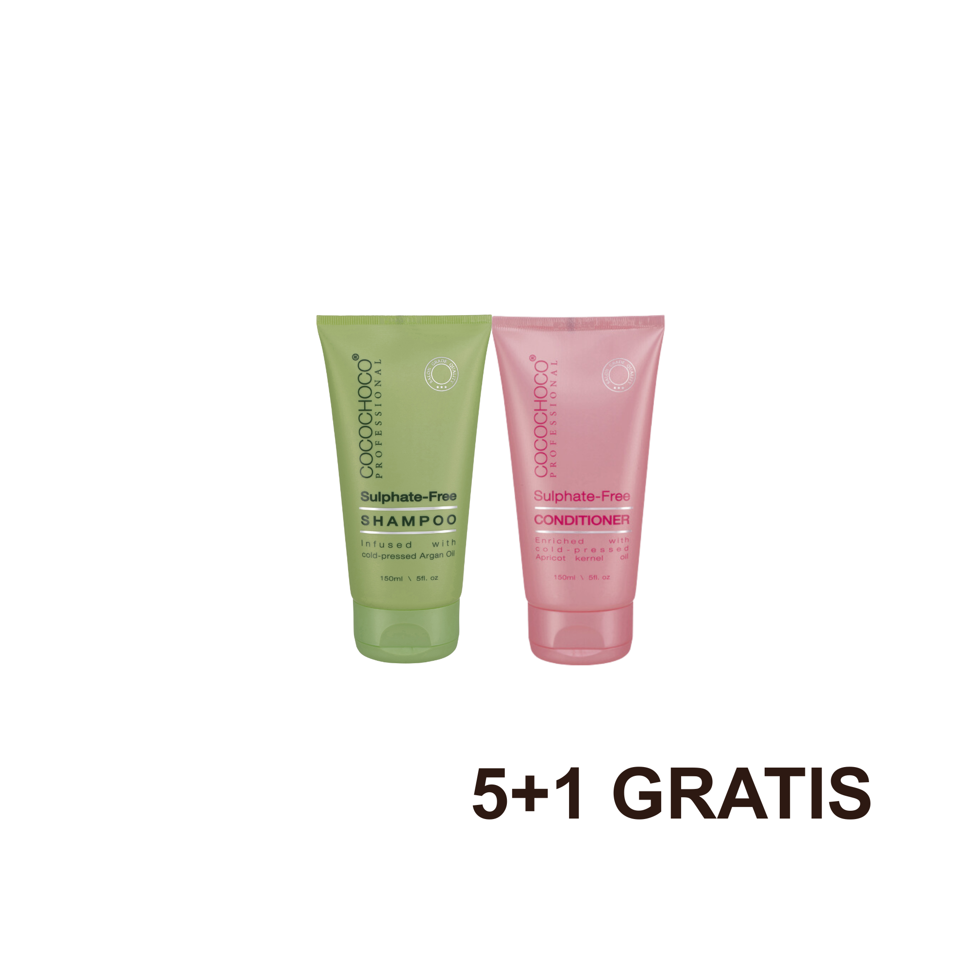 4+1 GRATIS Cocochoco šampon brez sulfatov 150 ml + Cocochoco Professional balzam brez sulfatov 150 ml
