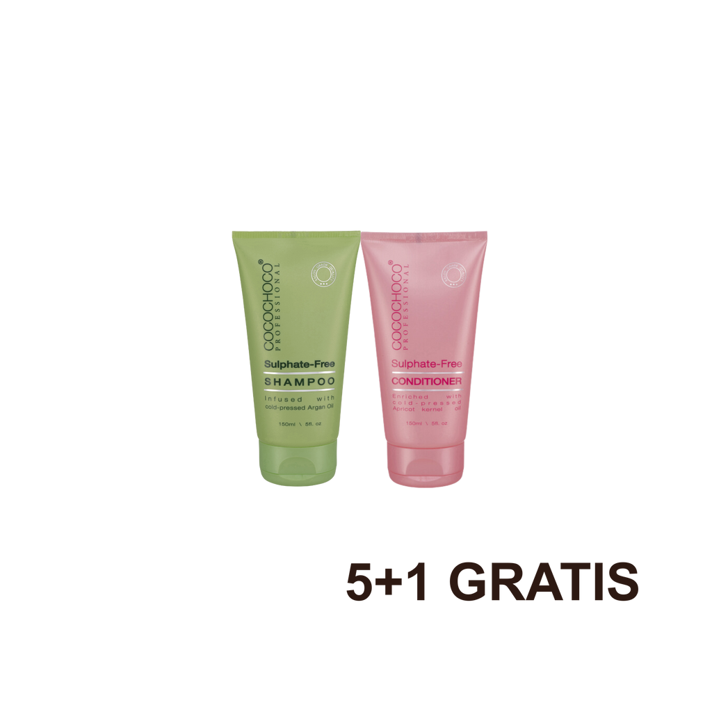 4+1 GRATIS Cocochoco šampon brez sulfatov 150 ml + Cocochoco Professional balzam brez sulfatov 150 ml
