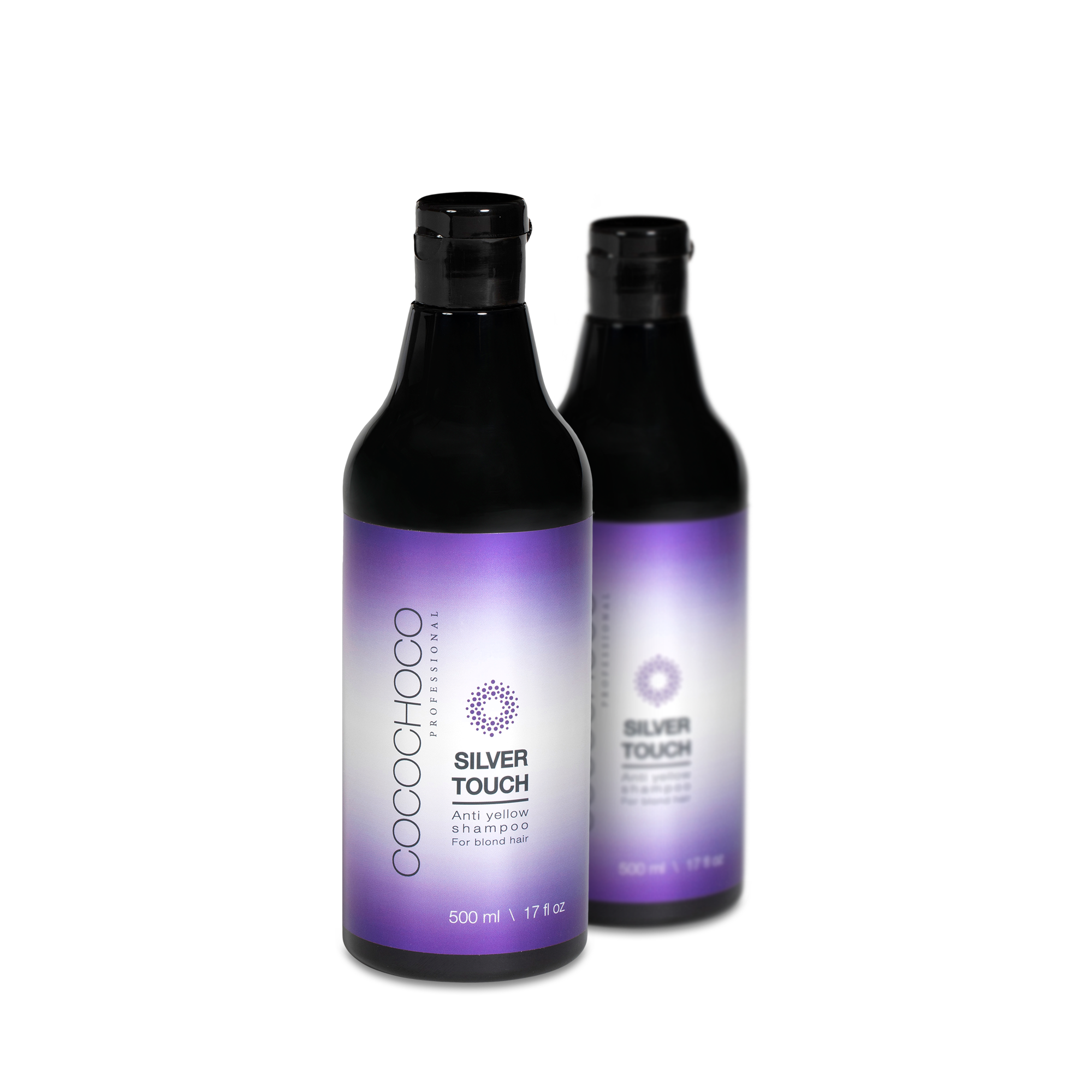 Šampon za plavu kosu Cocochoco Anti Yellow Silver Touch 500 ml – nježna formula bez sulfata