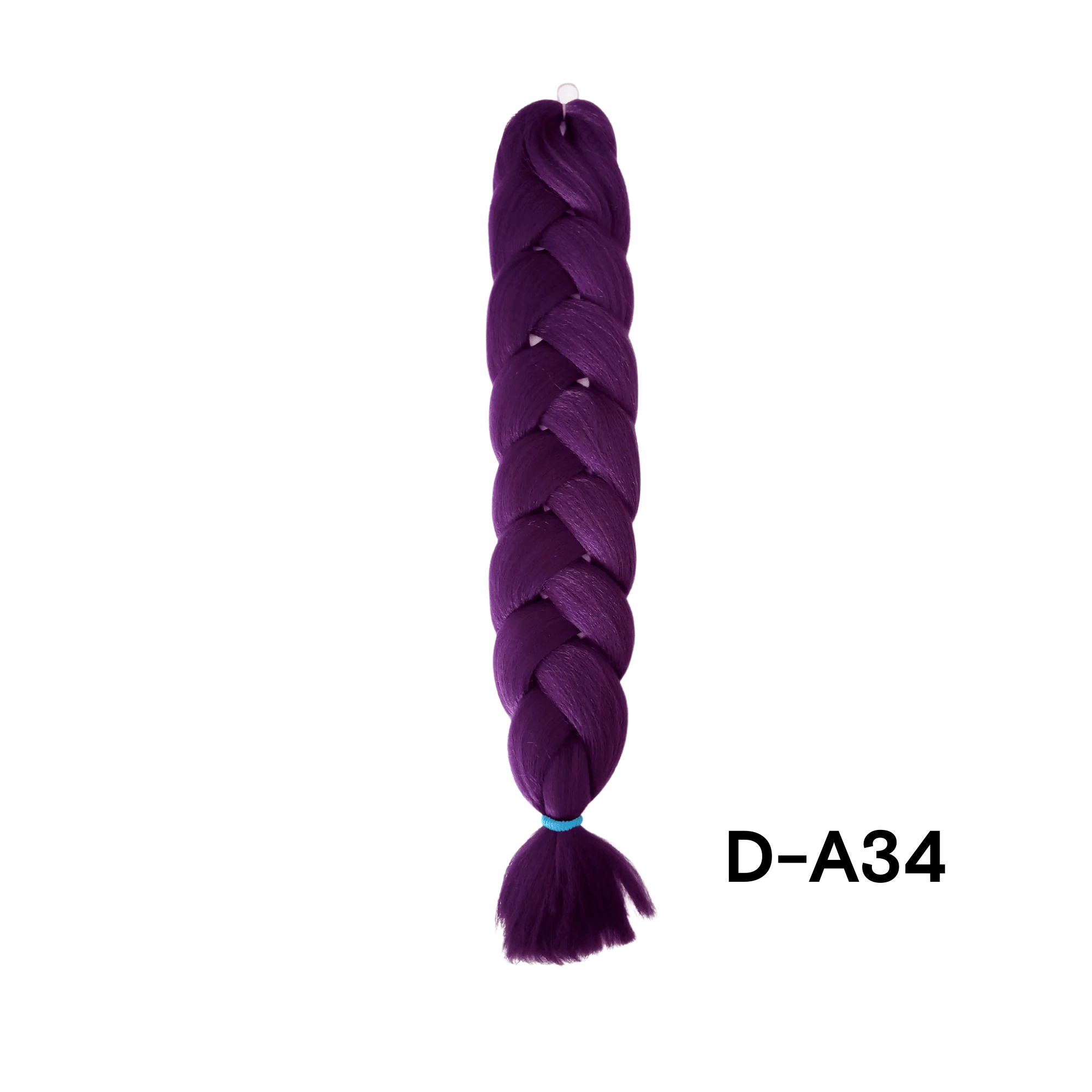 Kanekalon jednobojna kosa