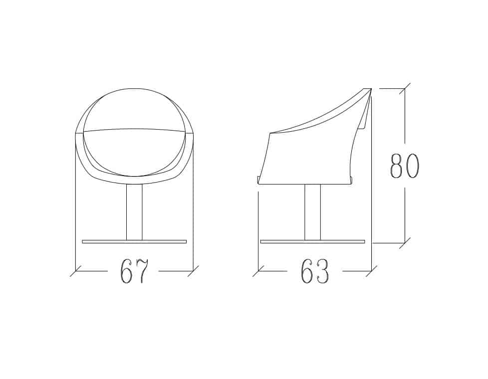 Frizerska stolica Devil