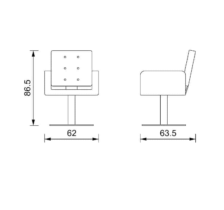 Frizerska stolica Frida