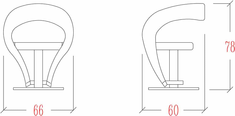 Vezzosi frizerska stolica Supersonik chair