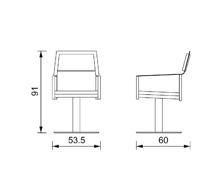 Frizerska stolica Lupe