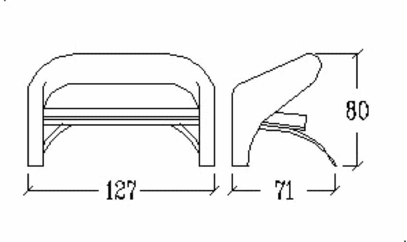 Sofa za čekaonicu Ginevra
