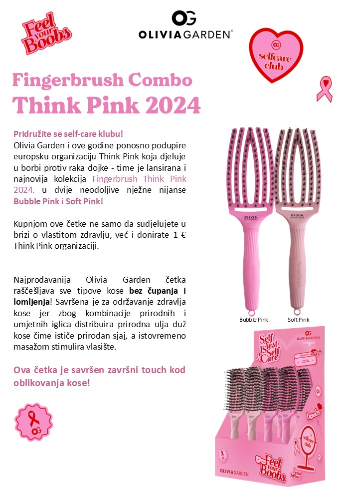 Olivia Garden Think pink 2024 kolekcija Feel your Boobs