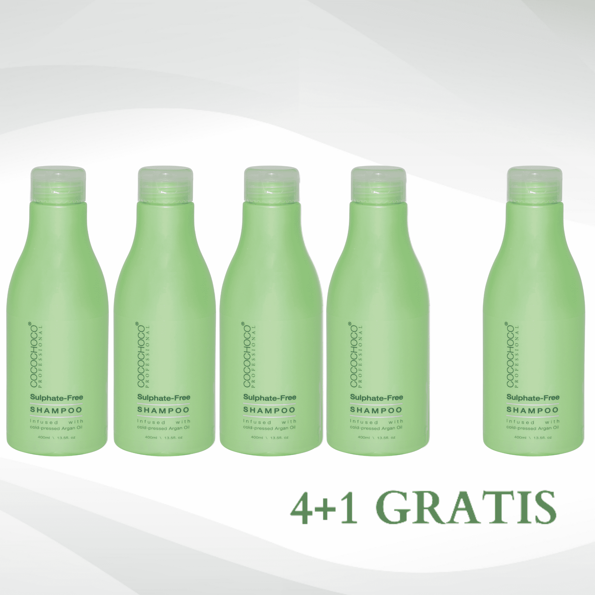 4+1 GRATIS Cocochcoco šampon bez sulfata 400 ml