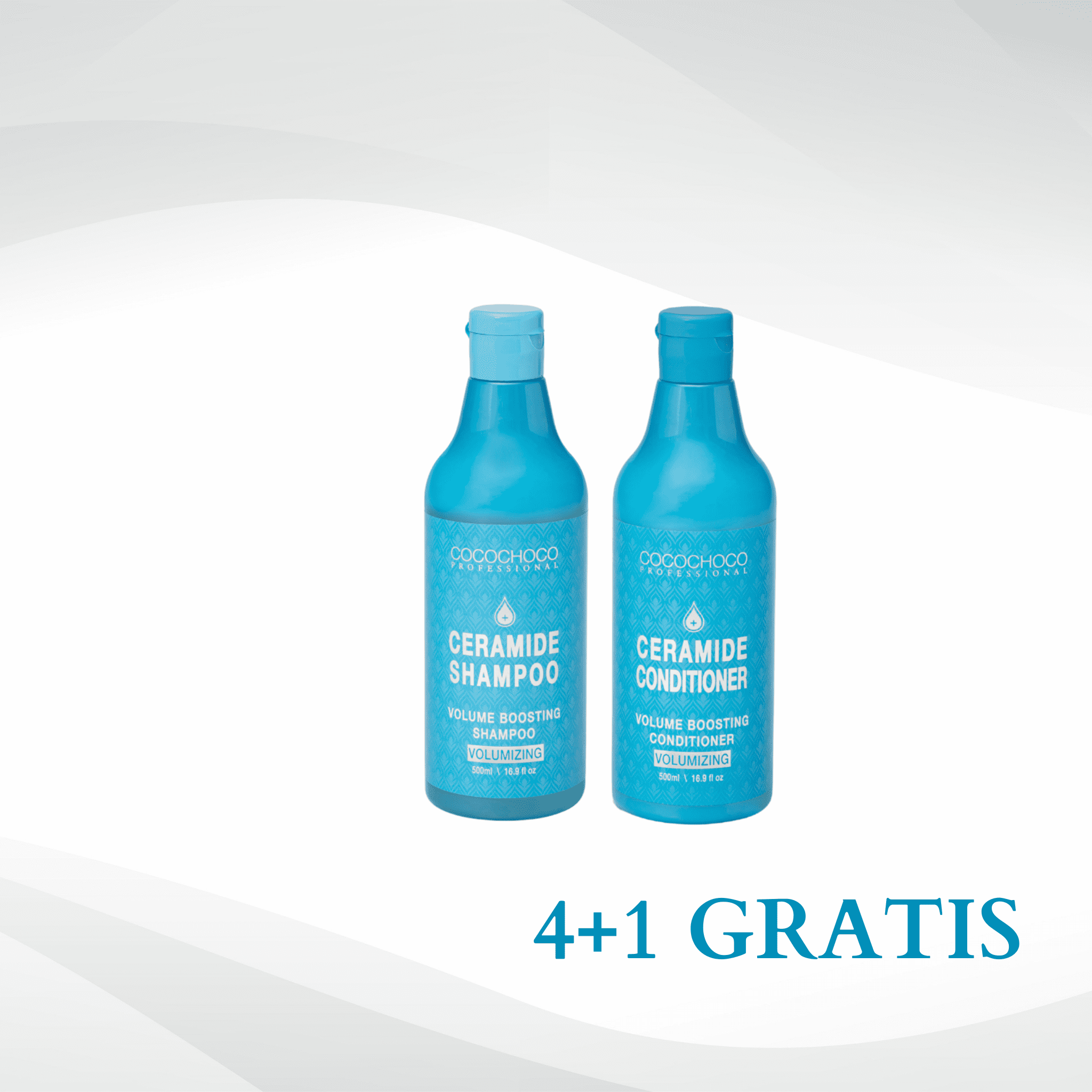 5+1 GRATIS Ceramide šampon bez sulfata za volumen + Ceramide regenerator za volumen kose bez sulfata 500 ml po izboru