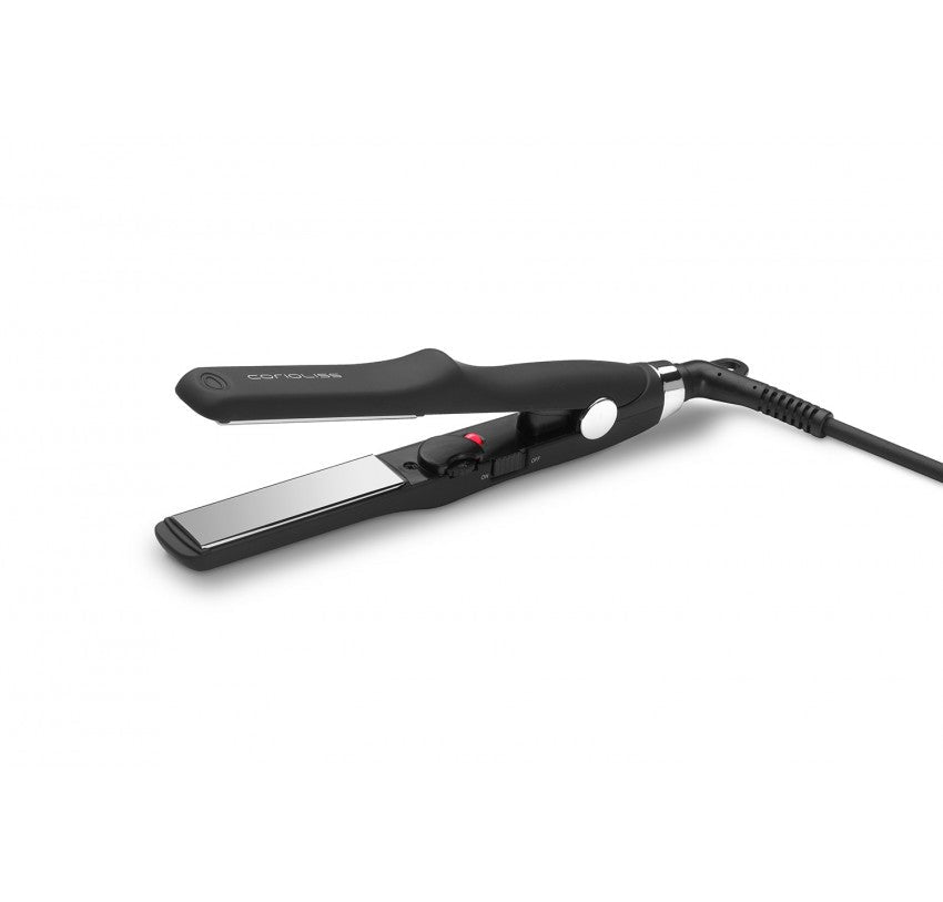 Corioliss C-Trip Black Soft Touch kompaktna pegla za kosu u crnoj boji