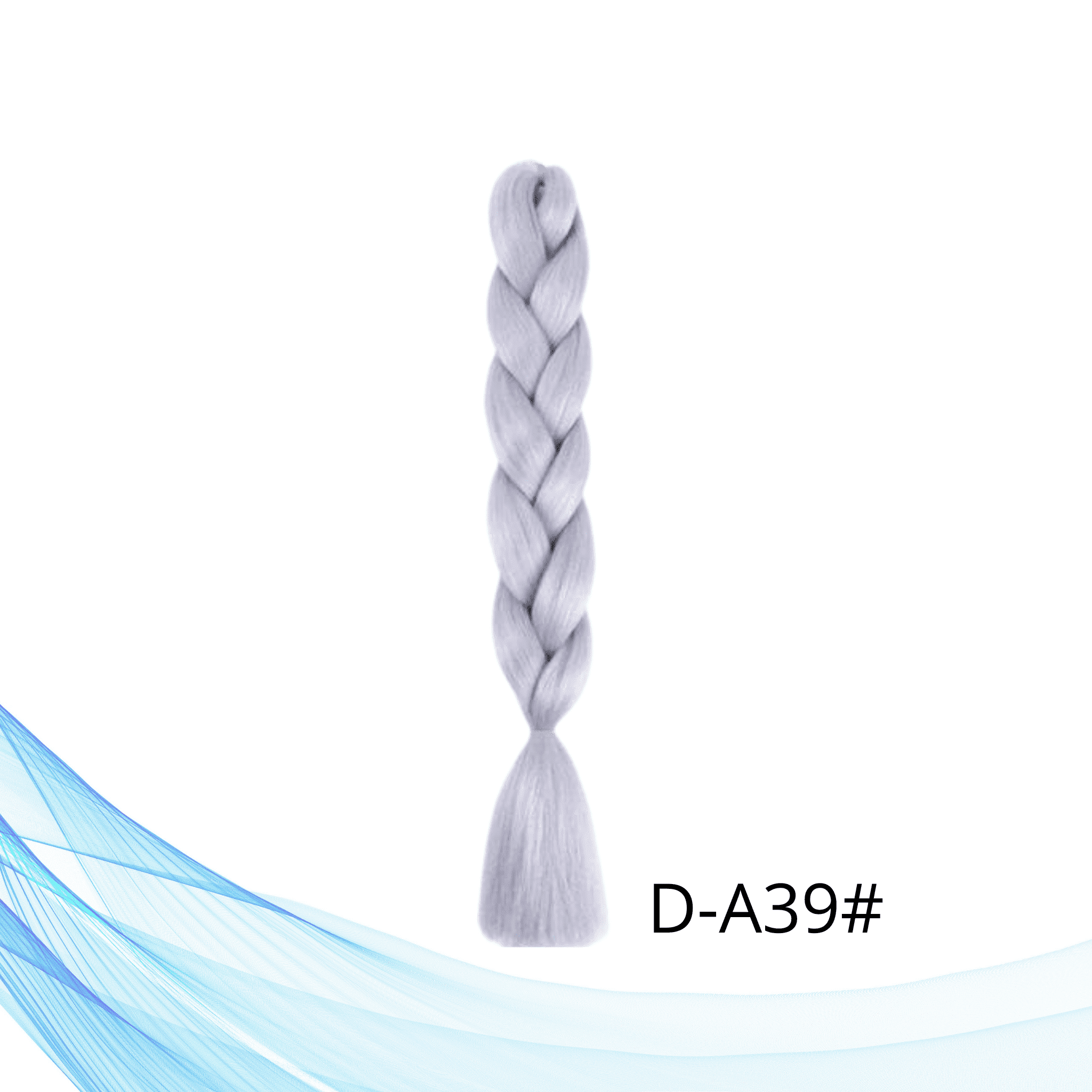 Jednobojna kanekalon kosa za pletenice u svijetlo ljubičastoj boji