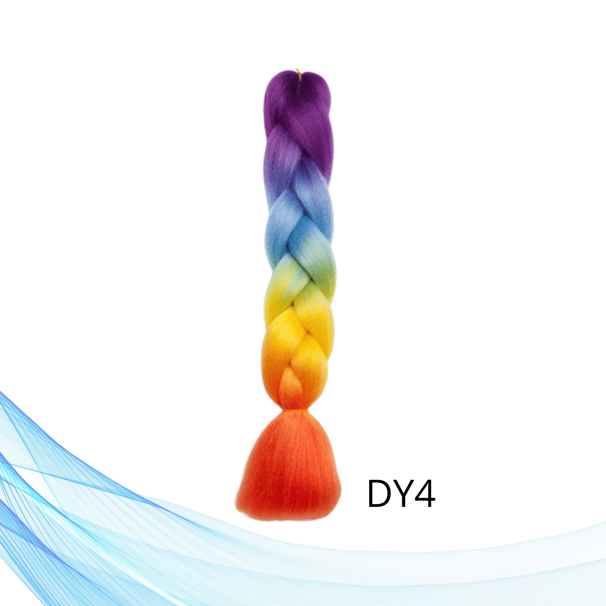 Višebojne kanekalon pletenice u šarenoj boji 